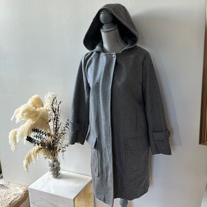 A.L.C. Wool Coat with Hood